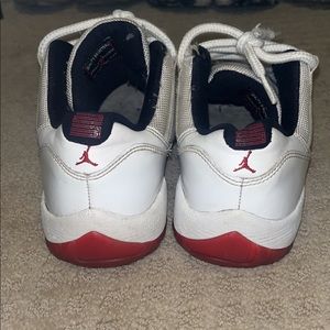 Air Jordan 11s retro low ‘cherry bottom’ (no insoles)